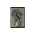 Picture of Charcoal Flower Drawing I _GroupedProduct_Rectangle_Portrait_Canvas_Framed_