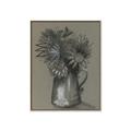 Picture of Charcoal Flower Drawing I _GroupedProduct_Rectangle_Portrait_Canvas_Framed_