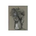 Picture of Charcoal Flower Drawing I _GroupedProduct_Rectangle_Portrait_Canvas_Framed_