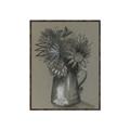 Picture of Charcoal Flower Drawing I _GroupedProduct_Rectangle_Portrait_Canvas_Framed_