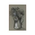 Picture of Charcoal Flower Drawing I _GroupedProduct_Rectangle_Portrait_Canvas_Framed_