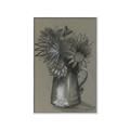 Picture of Charcoal Flower Drawing I _GroupedProduct_Rectangle_Portrait_Canvas_Framed_