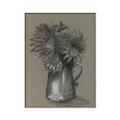 Picture of Charcoal Flower Drawing I _GroupedProduct_Rectangle_Portrait_Canvas_Framed_
