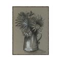 Picture of Charcoal Flower Drawing I _GroupedProduct_Rectangle_Portrait_Canvas_Framed_