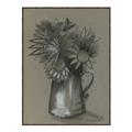 Picture of Charcoal Flower Drawing I _GroupedProduct_Rectangle_Portrait_Canvas_Framed_