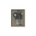 Picture of Charcoal Flower Drawing II _GroupedProduct_Rectangle_Portrait_Canvas_Framed_