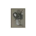 Picture of Charcoal Flower Drawing II _GroupedProduct_Rectangle_Portrait_Canvas_Framed_