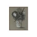 Picture of Charcoal Flower Drawing II _GroupedProduct_Rectangle_Portrait_Canvas_Framed_