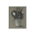 Picture of Charcoal Flower Drawing II _GroupedProduct_Rectangle_Portrait_Canvas_Framed_