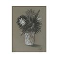 Picture of Charcoal Flower Drawing II _GroupedProduct_Rectangle_Portrait_Canvas_Framed_