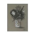 Picture of Charcoal Flower Drawing II _GroupedProduct_Rectangle_Portrait_Canvas_Framed_