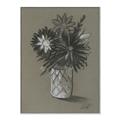 Picture of Charcoal Flower Drawing II _GroupedProduct_Rectangle_Portrait_Canvas_Framed_