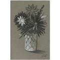 Picture of Charcoal Flower Drawing II _GroupedProduct_Rectangle_Portrait_Canvas_Framed_