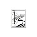 Picture of Black & Silver Lines _GroupedProduct_Rectangle_Portrait_Canvas_Framed_