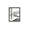Picture of Black & Silver Lines _GroupedProduct_Rectangle_Portrait_Canvas_Framed_
