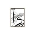 Picture of Black & Silver Lines _GroupedProduct_Rectangle_Portrait_Canvas_Framed_