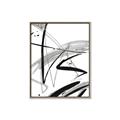 Picture of Black & Silver Lines _GroupedProduct_Rectangle_Portrait_Canvas_Framed_