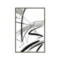 Picture of Black & Silver Lines _GroupedProduct_Rectangle_Portrait_Canvas_Framed_