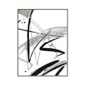 Picture of Black & Silver Lines _GroupedProduct_Rectangle_Portrait_Canvas_Framed_
