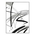 Picture of Black & Silver Lines _GroupedProduct_Rectangle_Portrait_Canvas_Framed_