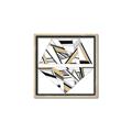 Picture of Diagonal Shape II _GroupedProduct_Square_Canvas_Framed_