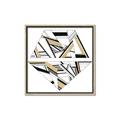 Picture of Diagonal Shape II _GroupedProduct_Square_Canvas_Framed_