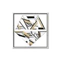 Picture of Diagonal Shape II _GroupedProduct_Square_Canvas_Framed_