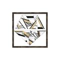 Picture of Diagonal Shape II _GroupedProduct_Square_Canvas_Framed_
