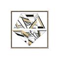 Picture of Diagonal Shape II _GroupedProduct_Square_Canvas_Framed_