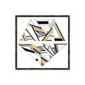 Picture of Diagonal Shape II _GroupedProduct_Square_Canvas_Framed_