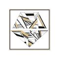 Picture of Diagonal Shape II _GroupedProduct_Square_Canvas_Framed_