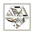 Picture of Diagonal Shape II _GroupedProduct_Square_Canvas_Framed_