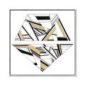 Picture of Diagonal Shape II _GroupedProduct_Square_Canvas_Framed_