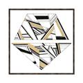 Picture of Diagonal Shape II _GroupedProduct_Square_Canvas_Framed_