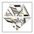 Picture of Diagonal Shape II _GroupedProduct_Square_Canvas_Framed_