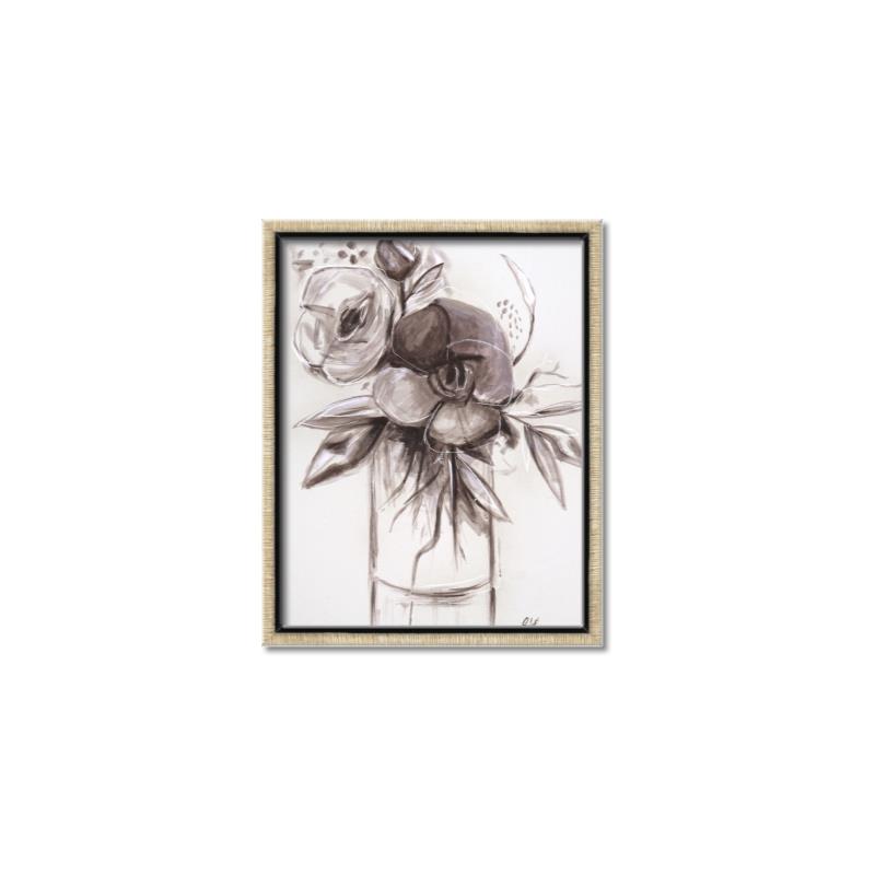 Picture of September Bloom I _GroupedProduct_Rectangle_Portrait_Canvas_Framed_