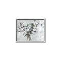Picture of Green Leafy Flower _GroupedProduct_Rectangle_Landscape_Canvas_Framed_