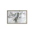 Picture of Green Leafy Flower _GroupedProduct_Rectangle_Landscape_Canvas_Framed_