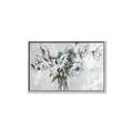 Picture of Green Leafy Flower _GroupedProduct_Rectangle_Landscape_Canvas_Framed_