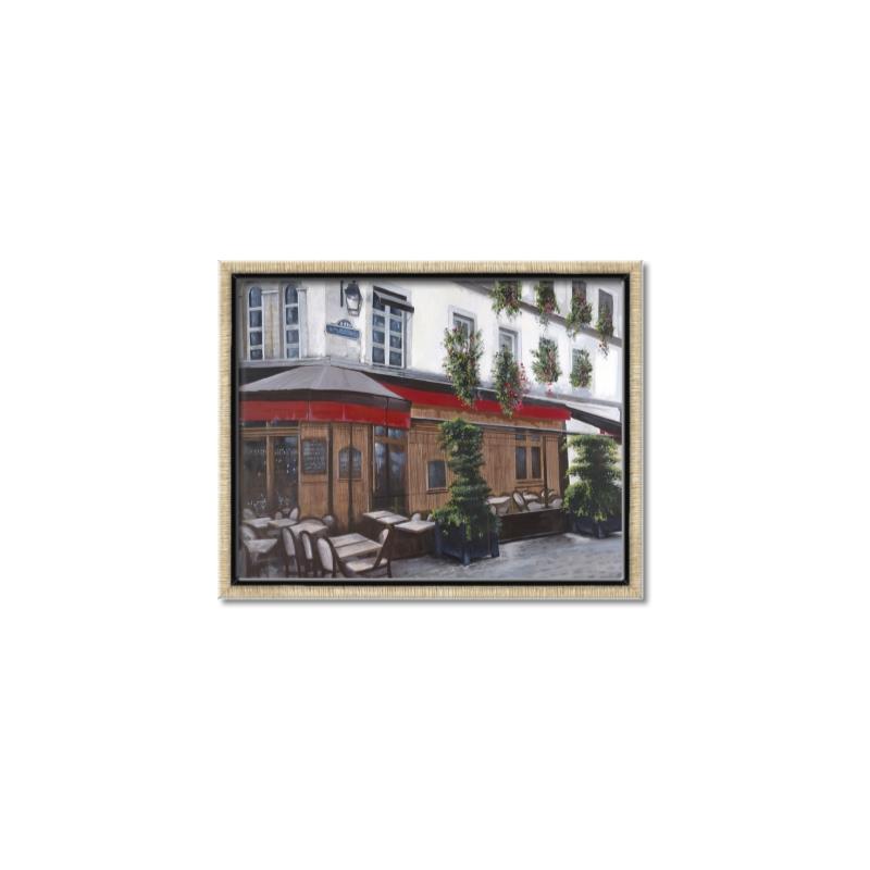 Picture of Cafe House _GroupedProduct_Rectangle_Landscape_Canvas_Framed_