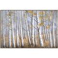 Picture of Birch Tree (yellow leaf) _GroupedProduct_Rectangle_Landscape_Canvas_Framed_