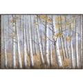 Picture of Birch Tree (yellow leaf) _GroupedProduct_Rectangle_Landscape_Canvas_Framed_
