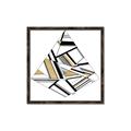 Picture of Diagonal Shape I  _GroupedProduct_Square_Canvas_Framed_