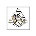 Picture of Diagonal Shape I  _GroupedProduct_Square_Canvas_Framed_