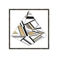 Picture of Diagonal Shape I  _GroupedProduct_Square_Canvas_Framed_