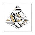 Picture of Diagonal Shape I  _GroupedProduct_Square_Canvas_Framed_