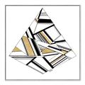 Picture of Diagonal Shape I  _GroupedProduct_Square_Canvas_Framed_