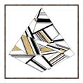 Picture of Diagonal Shape I  _GroupedProduct_Square_Canvas_Framed_