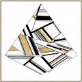 Picture of Diagonal Shape I  _GroupedProduct_Square_Canvas_Framed_