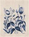 Picture of Blue Flower IV _GroupedProduct_Rectangle_Portrait_Unframed_Print_Only_